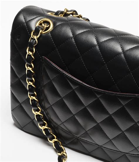 borsa chanel classica nera e argento|CHANEL BORSA CLASSICA GRANDE IN PELLE .